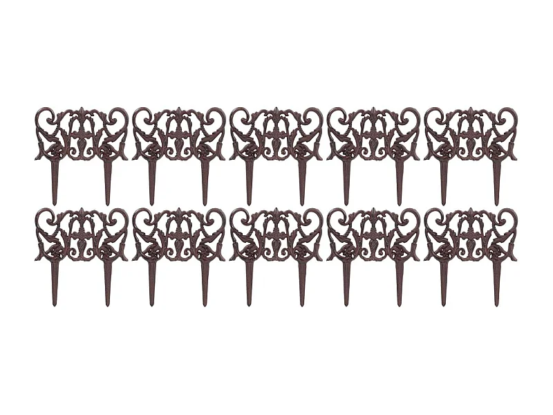 Bordurette en fonte Elegance Lot de 10