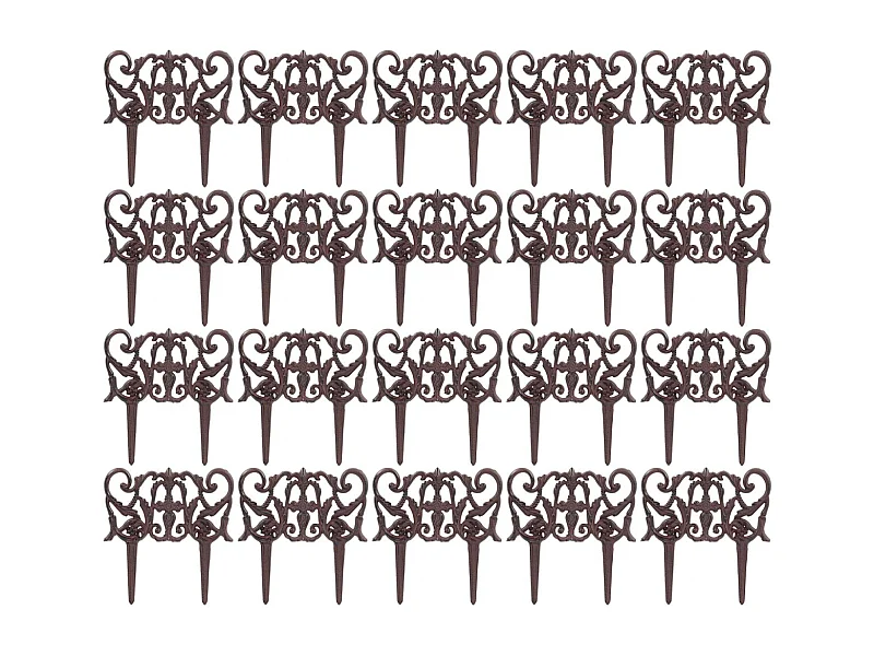 Bordurette en fonte Elegance Lot de 20