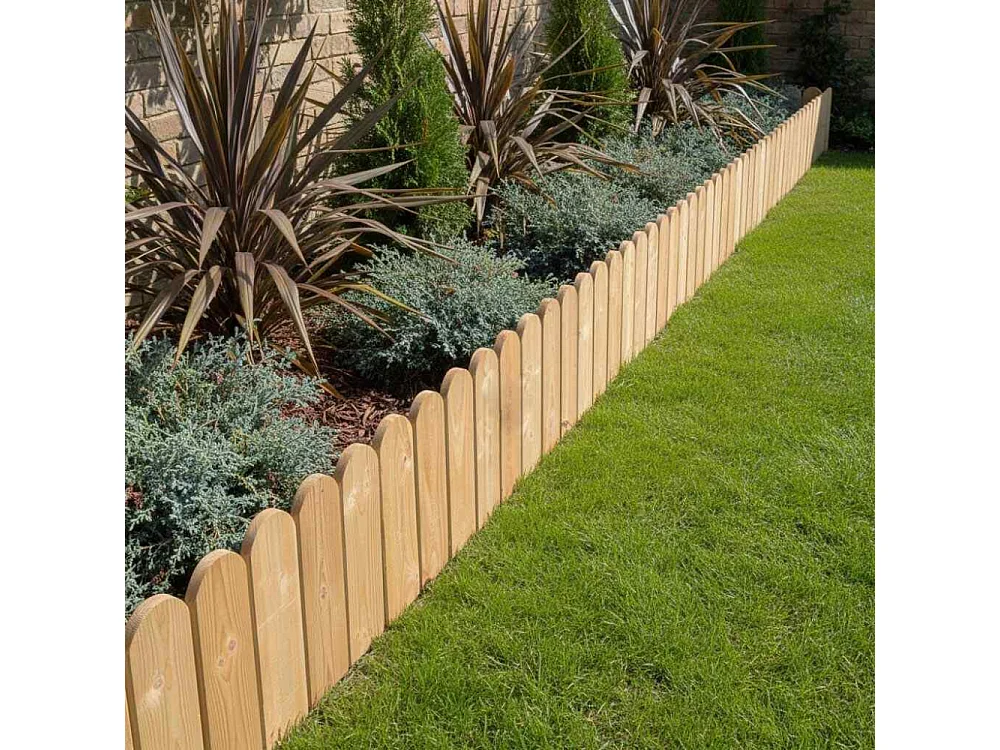 Bordure de jardin en mélèze huilé 30 x 120 cm Unitaire