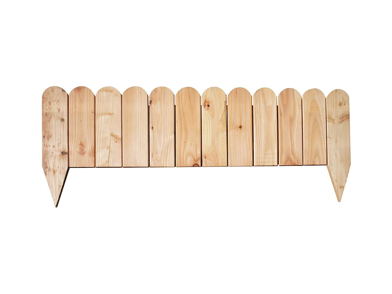 Bordure de jardin en mélèze huilé 30 x 120 cm