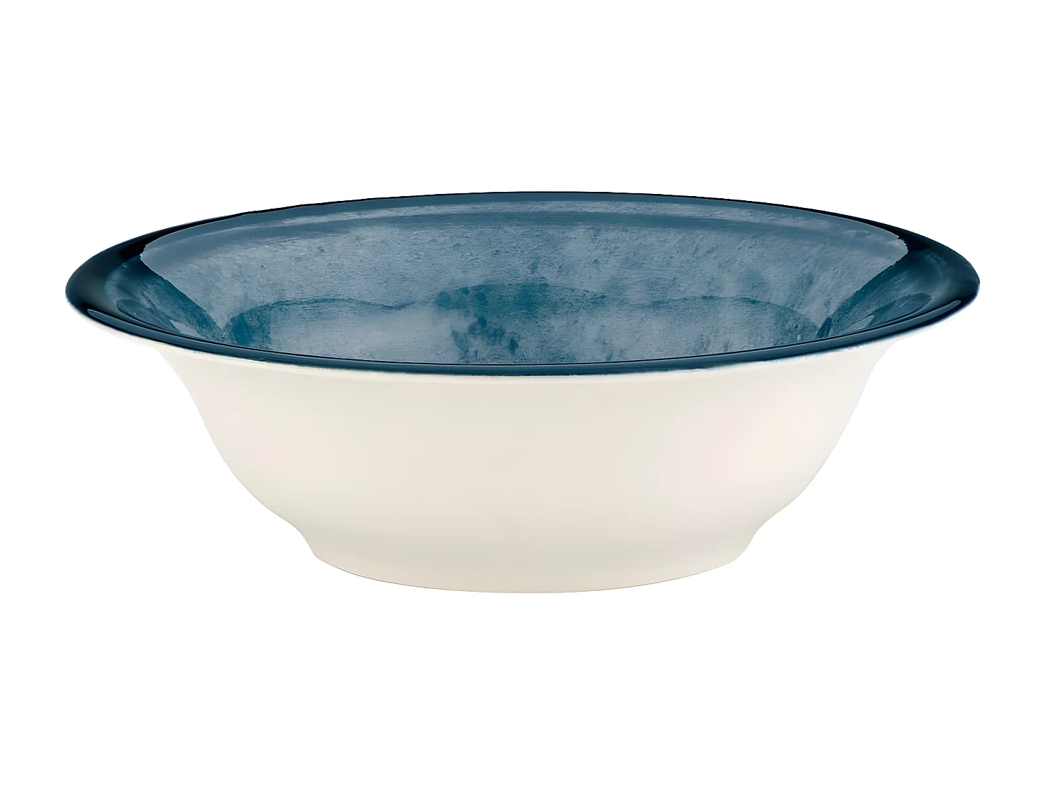 Set vaisselle service dîner 24 pièces Murrina 100% Porcelaine Bleu