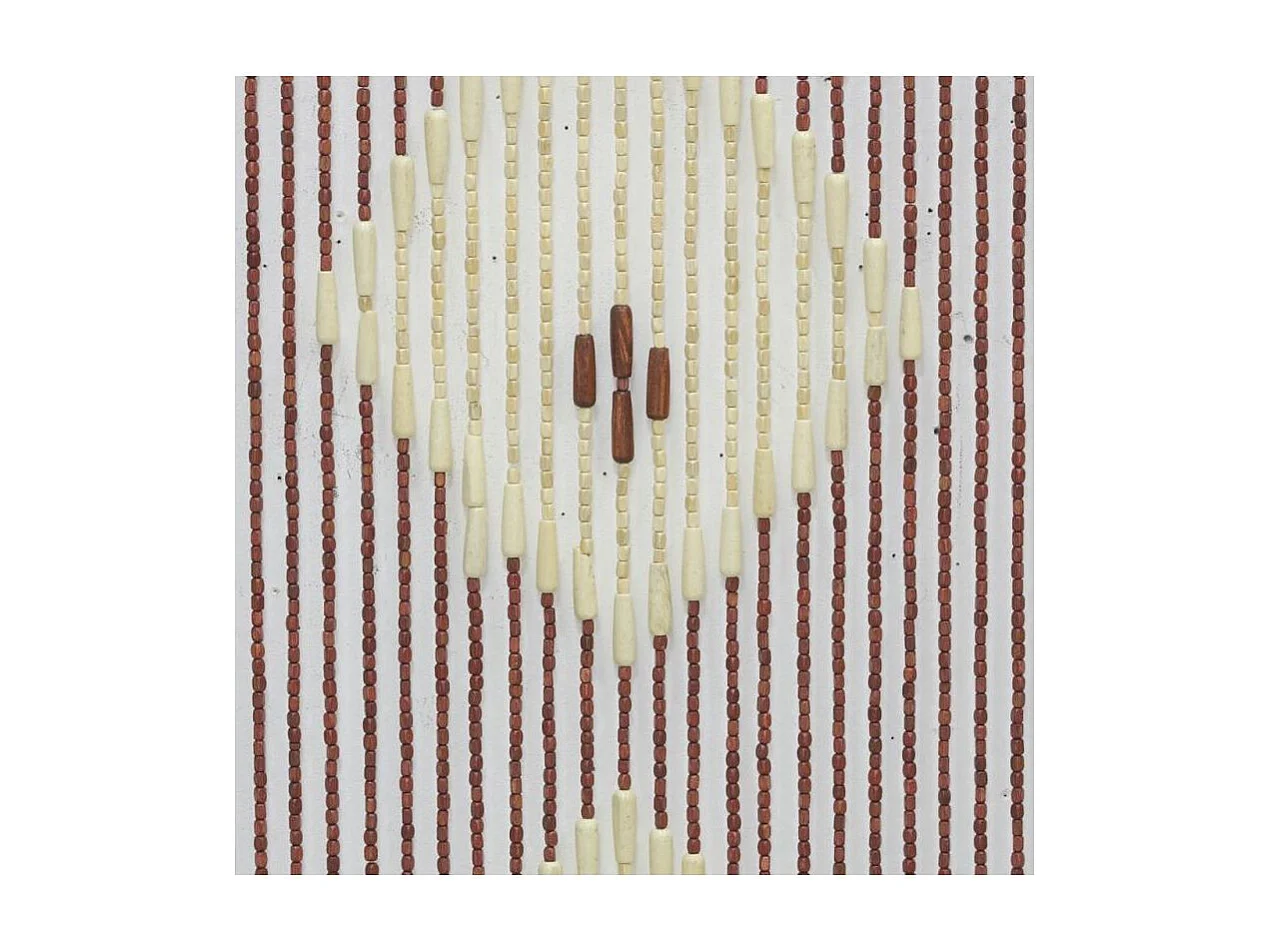 Rideau de porte en bois Losange