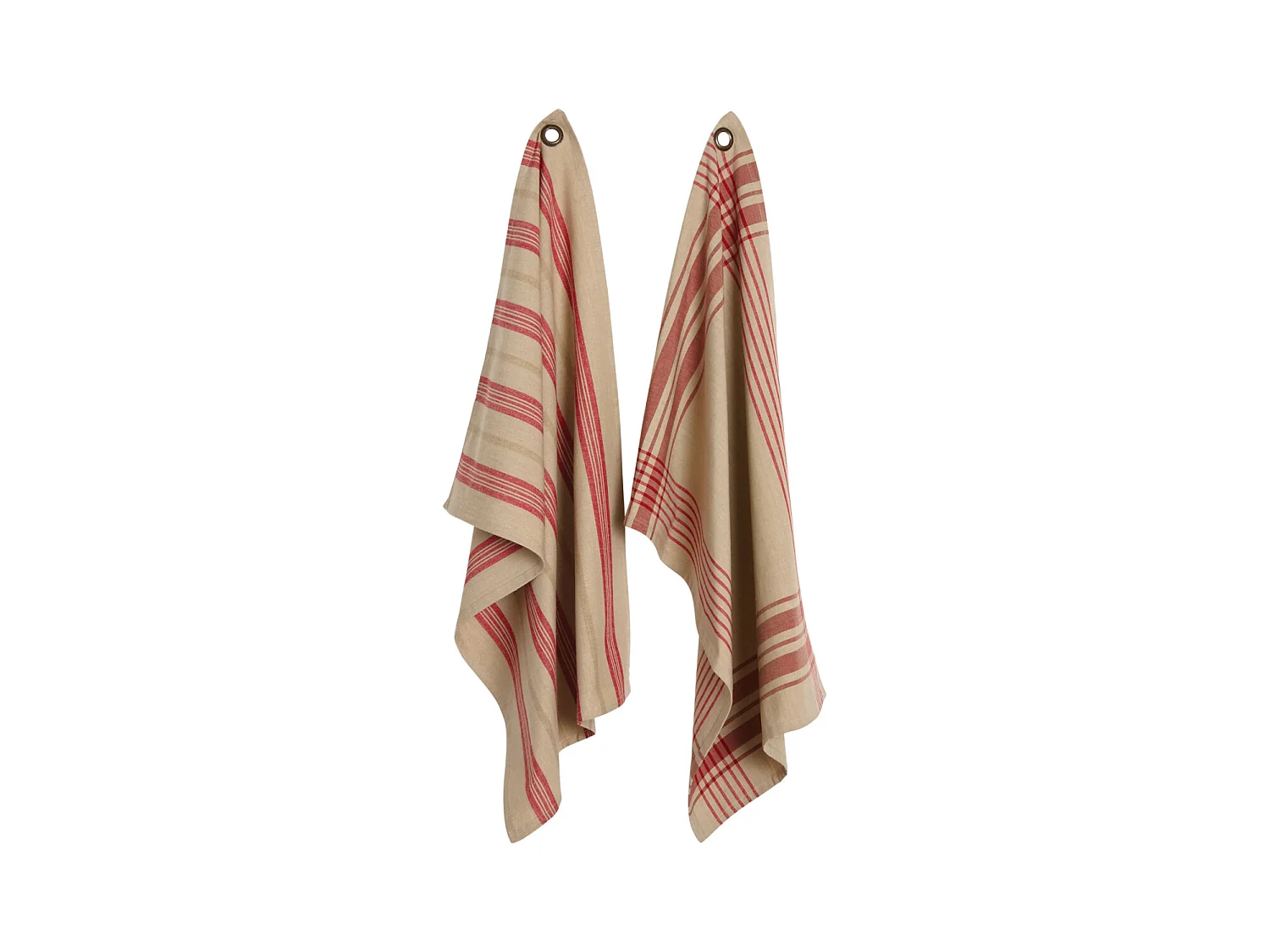 Torchon à rayures (Lot de 2)