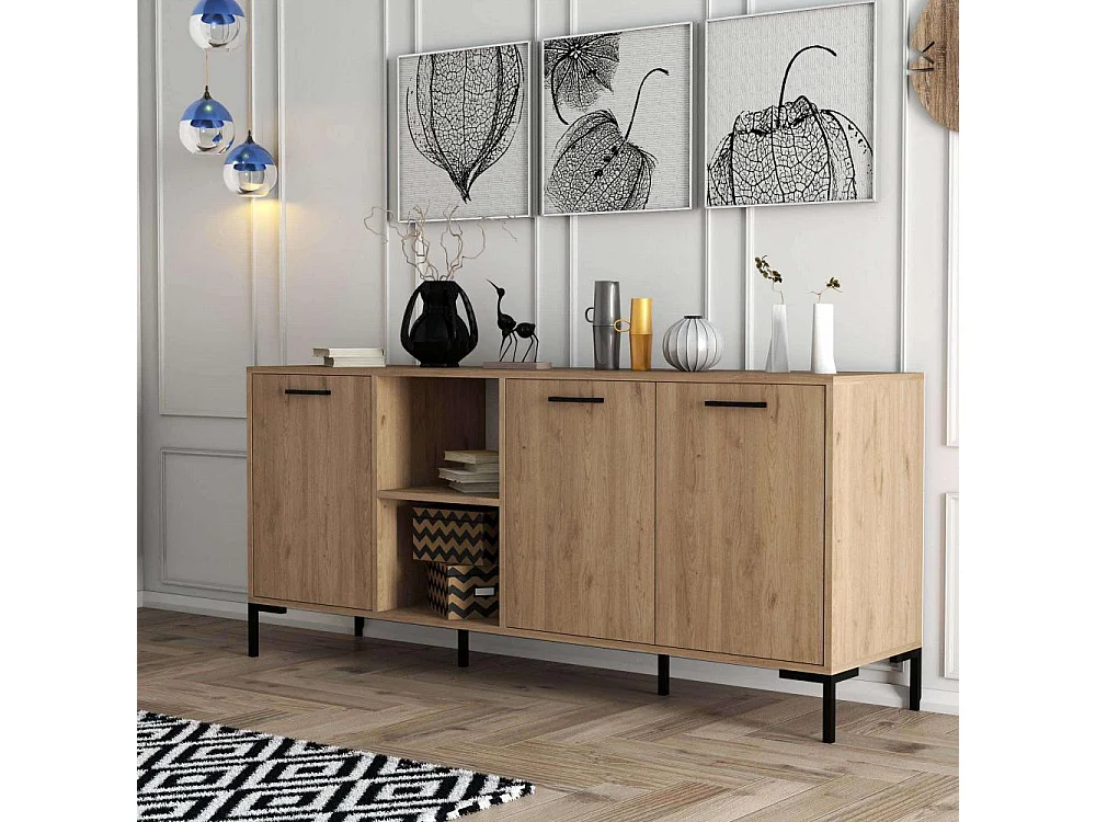 Buffet en aggloméré 4 portes Aurora