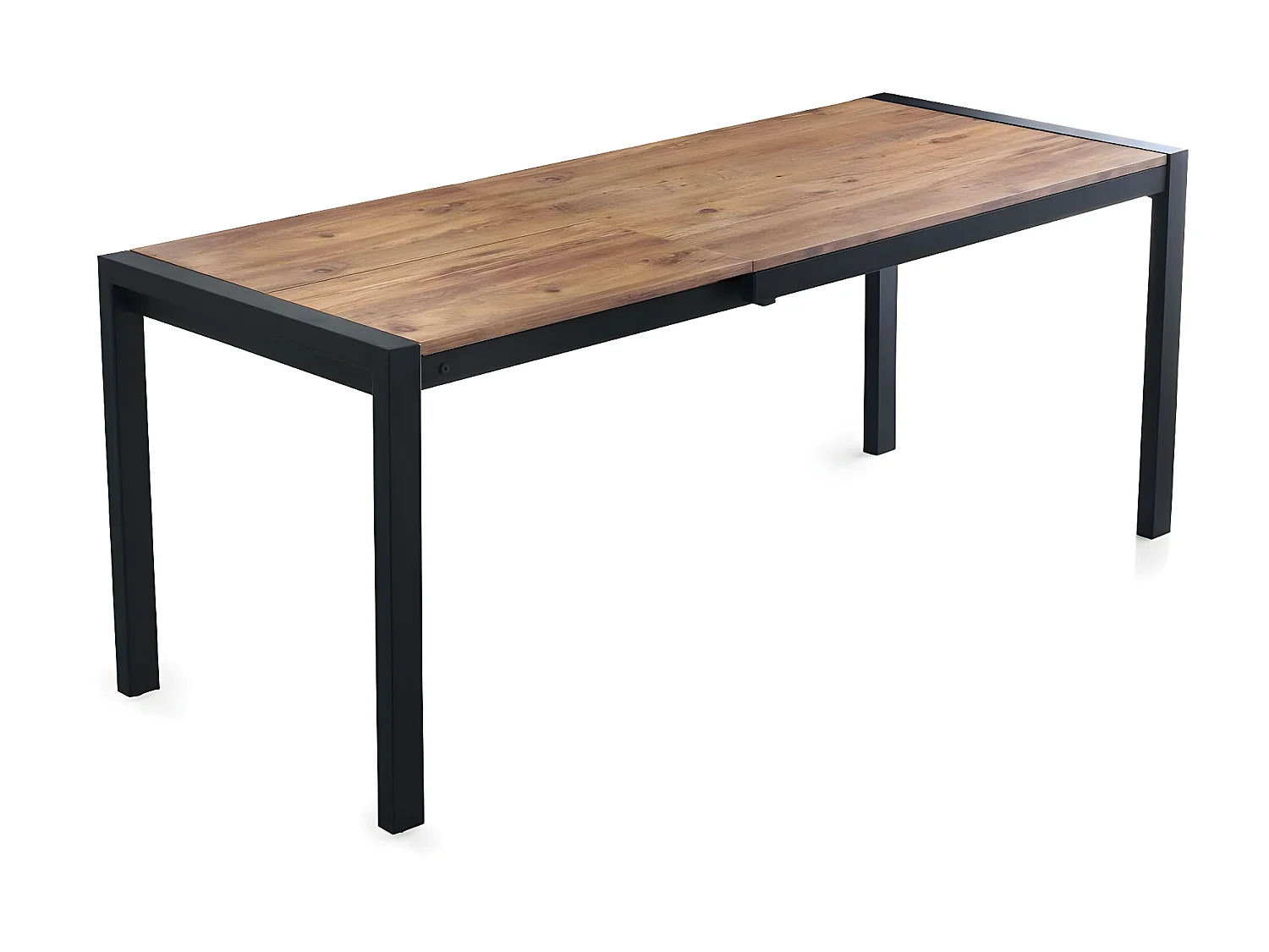 Table à manger extensible industrielle Sika 120-187cm