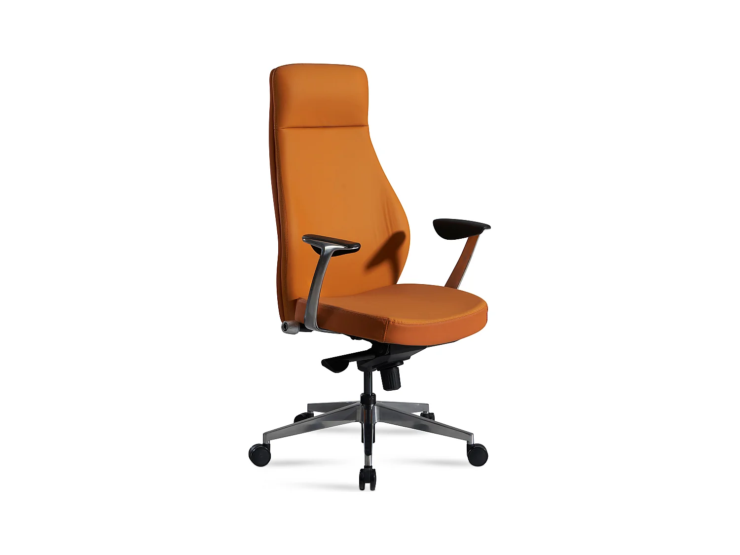 Chaise de Bureau Simili Cuir Fauteuil Ergonomique Siège Pivotante 120kg