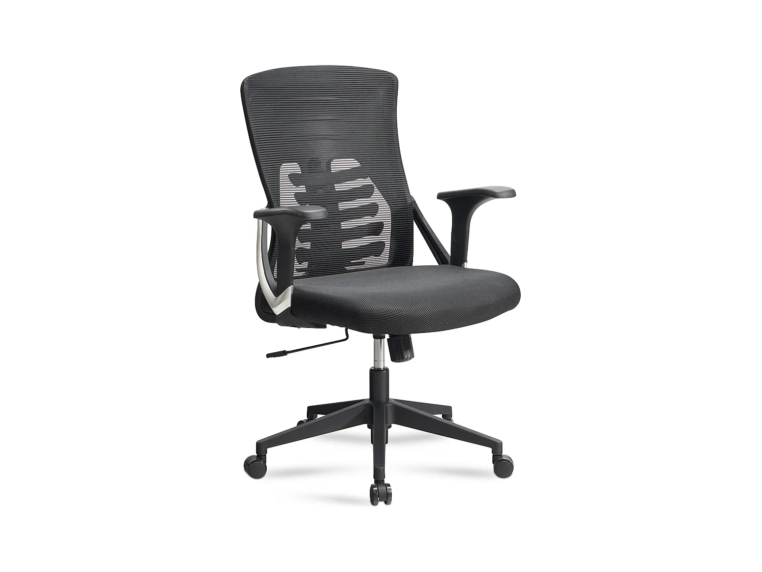 Chaise de Bureau Tissu Fauteuil Ergonomique Siège Pivotante 120 kg