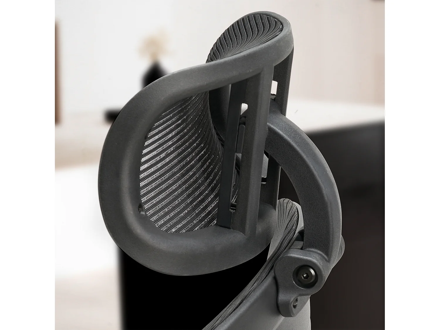 Bürostuhl Schreibtischstuhl Mesh Schwarz Drehstuhl Ergonomisch 120 kg