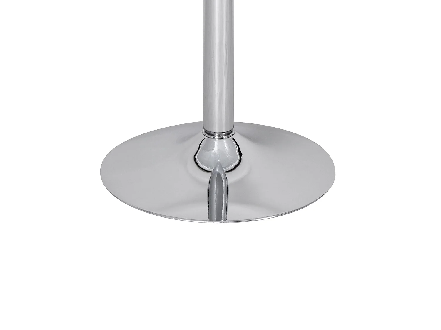 Stehtisch Bartisch Bistrotisch Imbisstisch Metall Chrom Glas Rund 60 cm