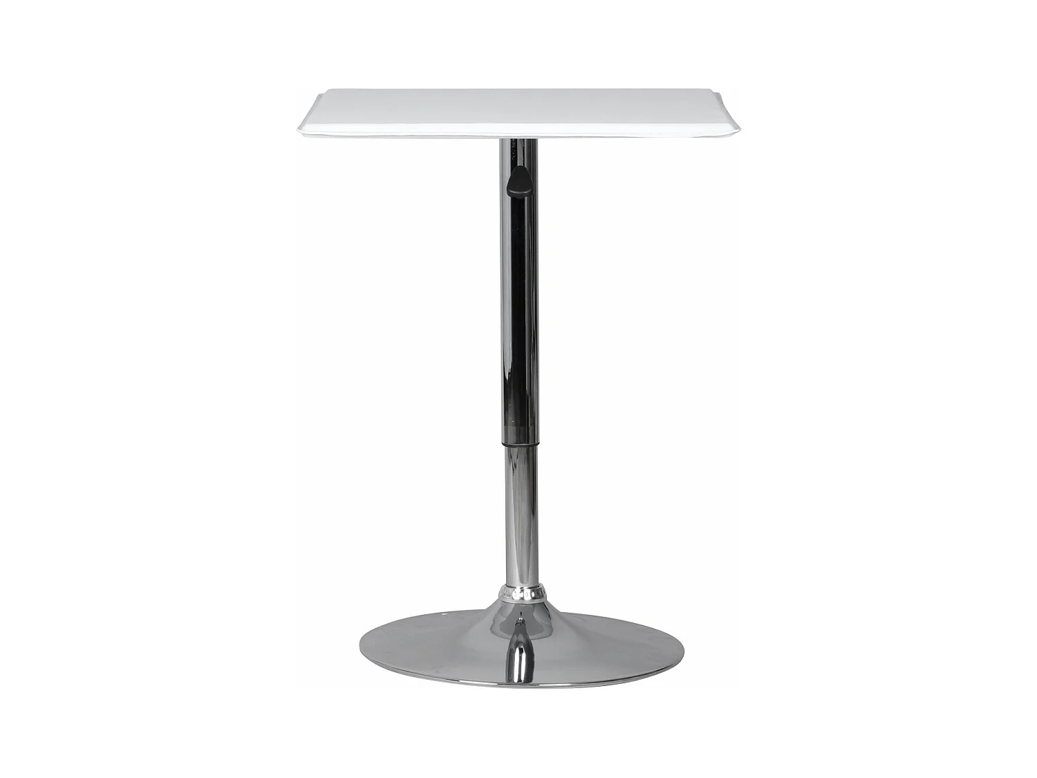 Table de bar haute 83 - 104 cm Table de bistro Réglable en hauteur carré