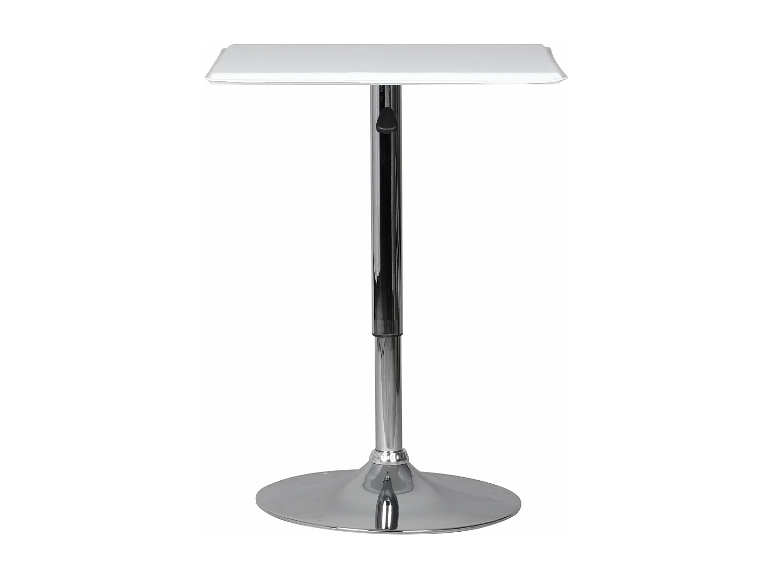 Table de bar haute 83 - 104 cm Table de bistro Réglable en hauteur carré