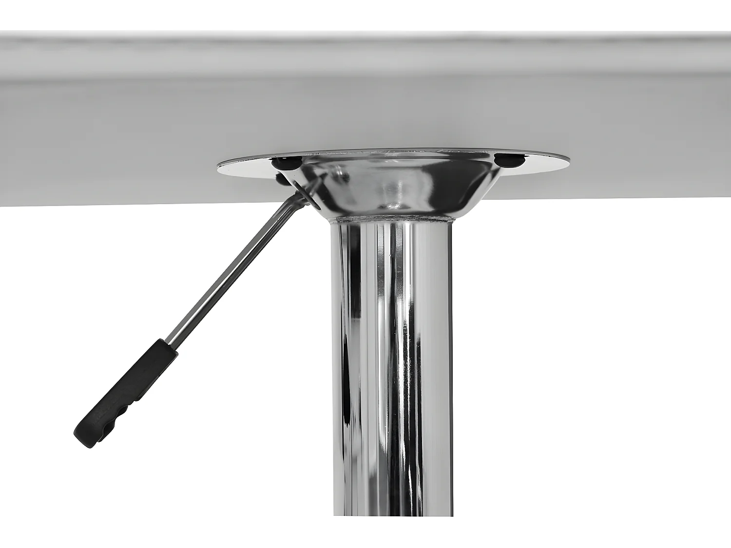 Table de bar haute 83 - 104 cm Table de bistro Réglable en hauteur carré