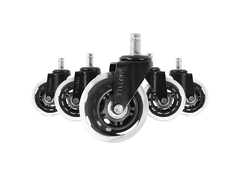 Ensemble de cinq pièces rôles chaise de bureau rôles universels lisse