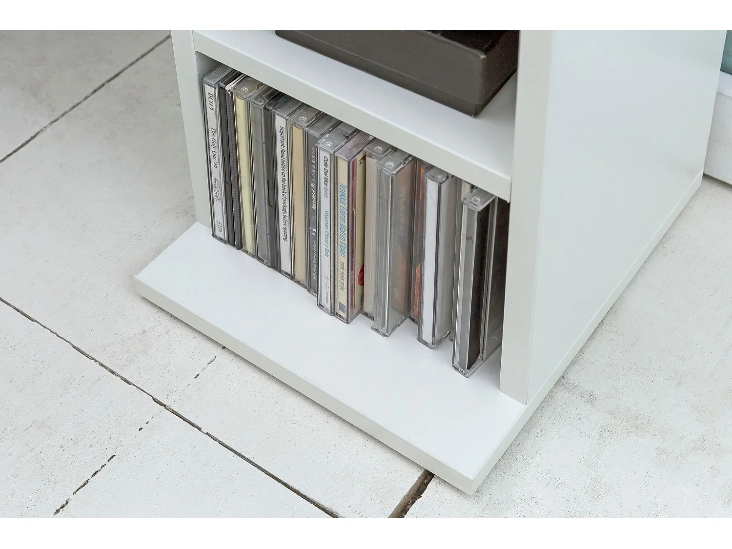 CD Aufbewahrung DVD Ständer Regal Turm Tower Archivierung Nischenregal