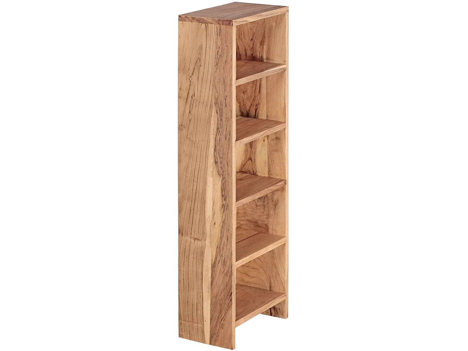 Étagère Rangement CD bois massif 30x90x17cm Meuble de Rangement Étagère