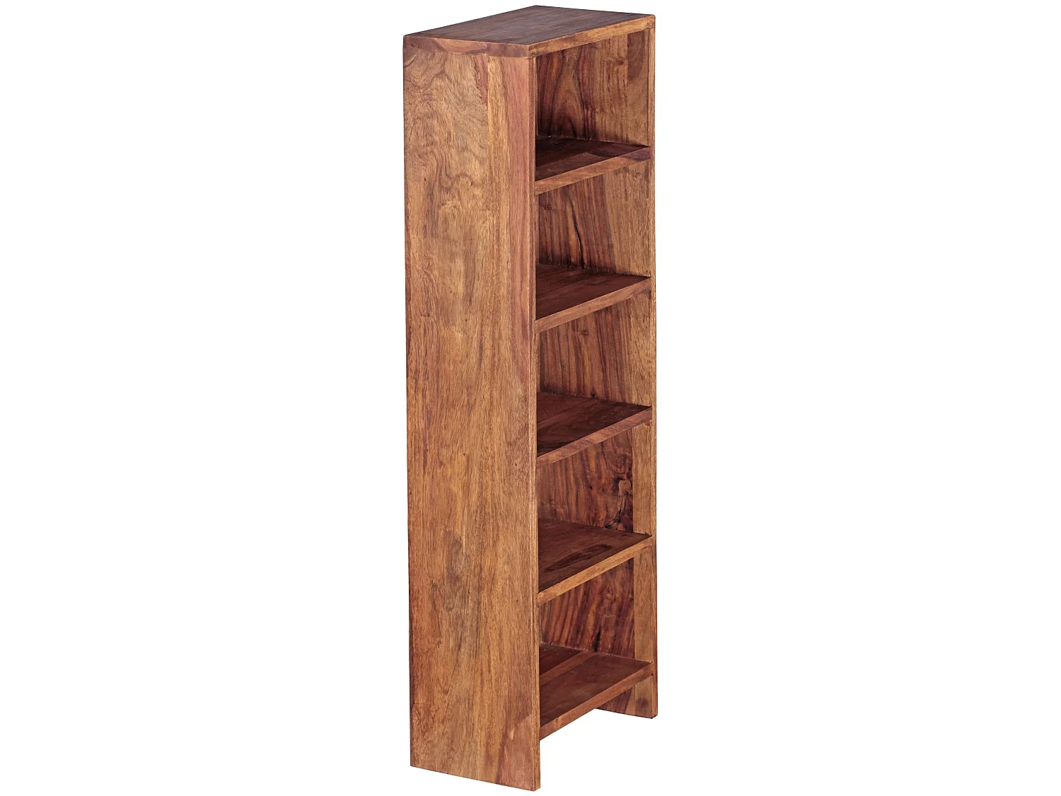 Étagère Rangement CD bois massif 30x90x17cm Meuble de Rangement Étagère