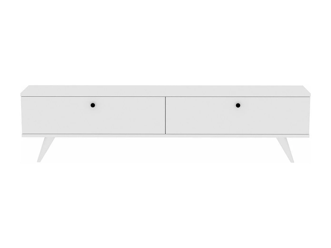 Meuble Tv Dozia L160cm Blanc