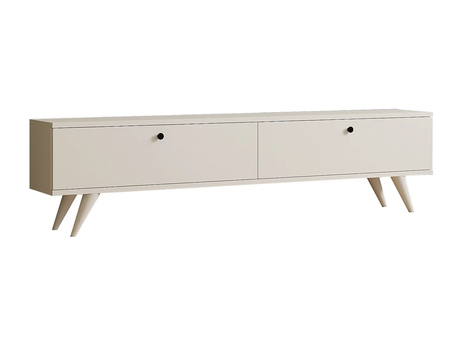 Meuble Tv Dozia L160cm Blanc