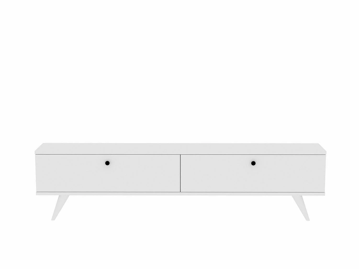 Meuble Tv Dozia L160cm Blanc
