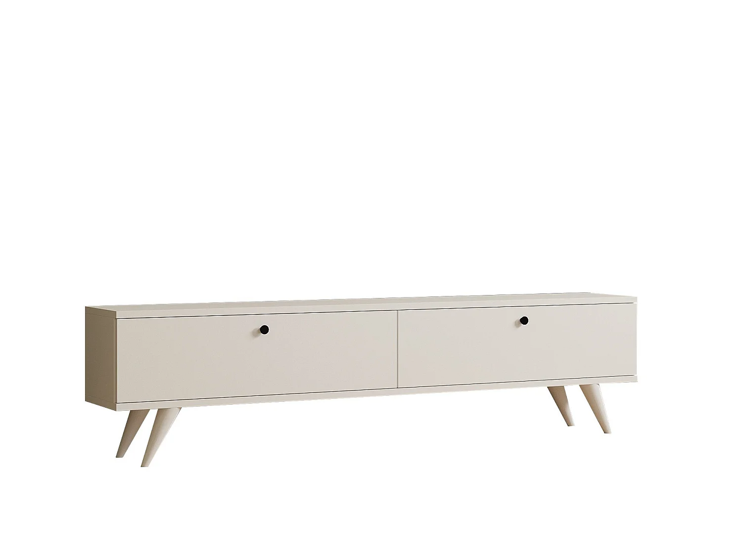 Meuble Tv Dozia L160cm Blanc
