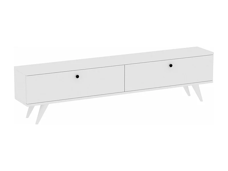 Meuble Tv Dozia L160cm Blanc