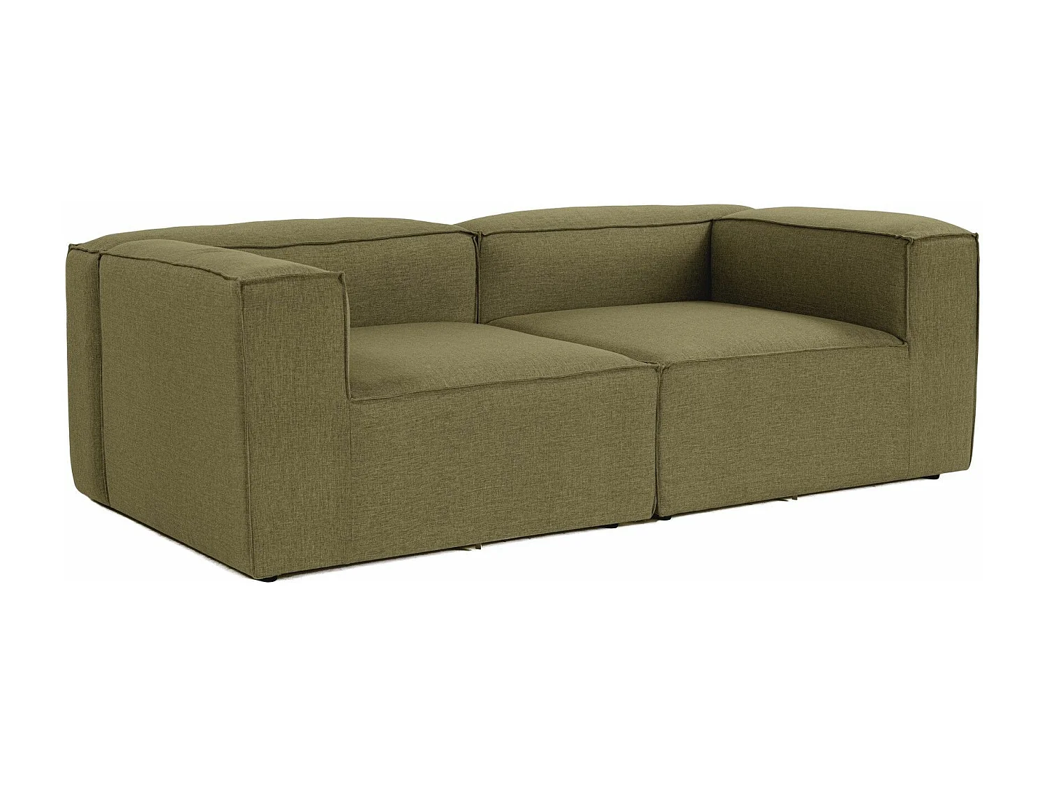 Canapé 2 places Biglo Lin Vert