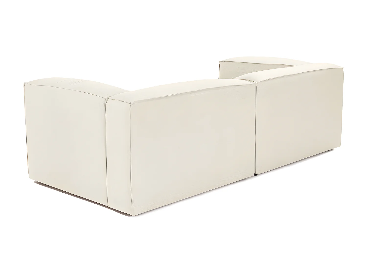 Canapé 2 places Biglo Lin Écru