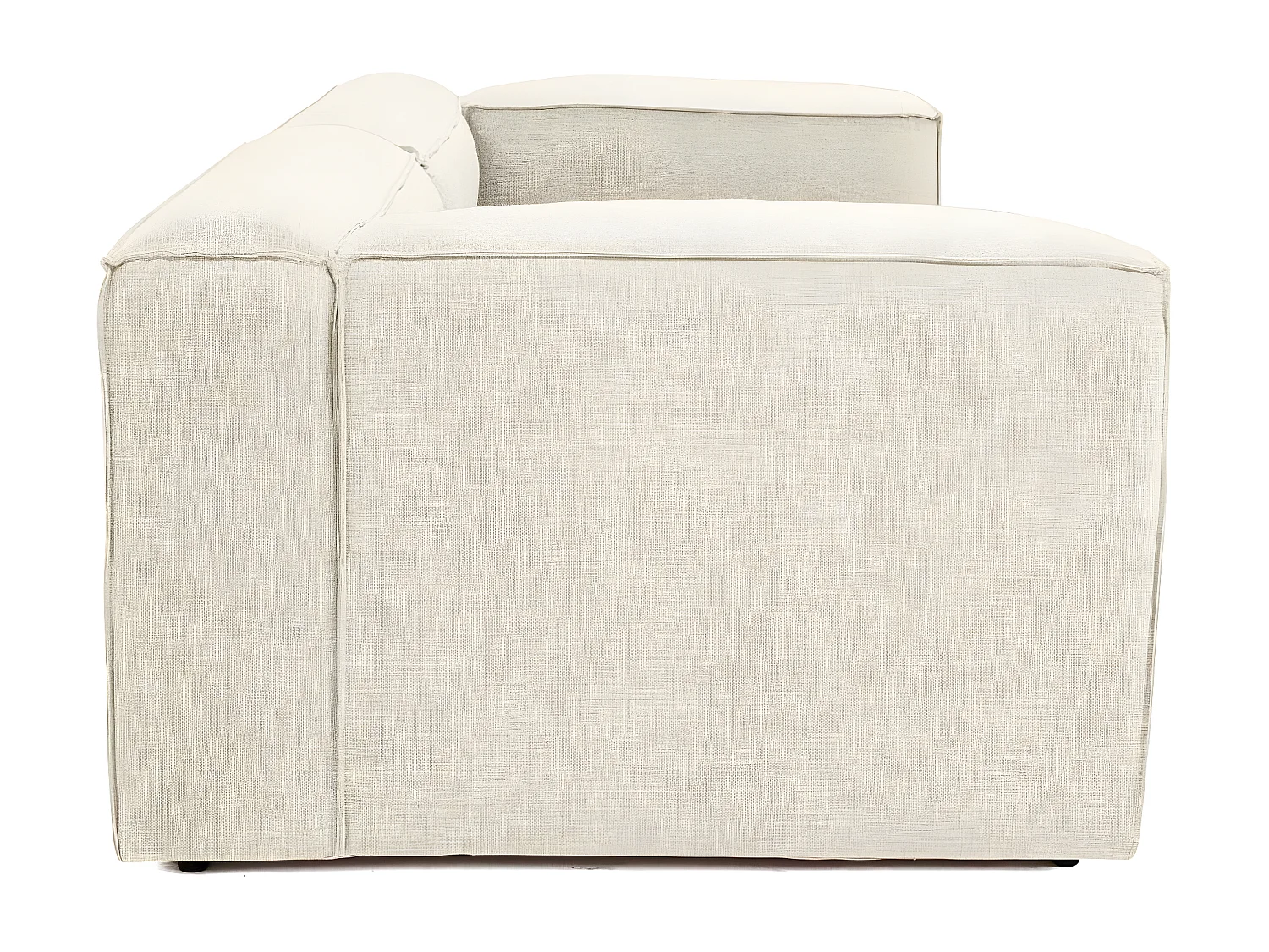 Canapé 2 places Biglo Lin Écru