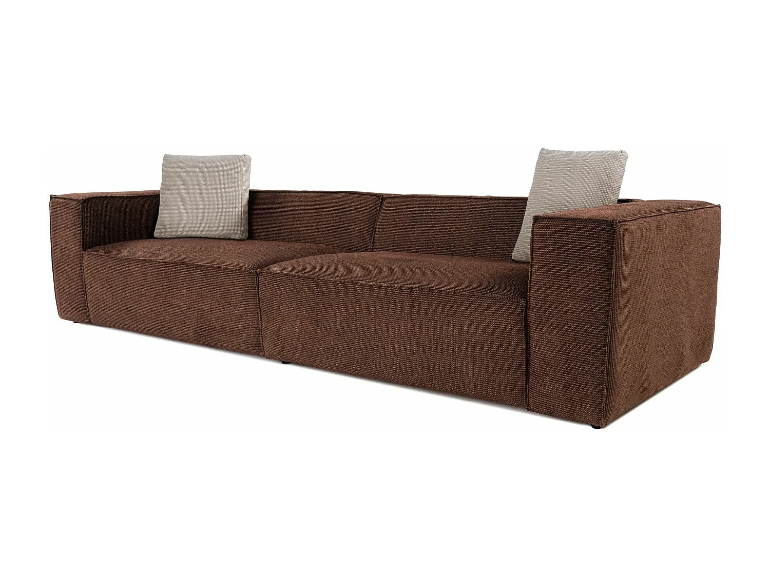 Canapé 2 places Siges Lin Marron