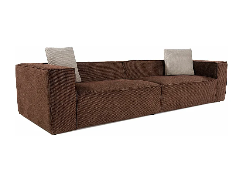 Canapé 2 places Siges Lin Marron