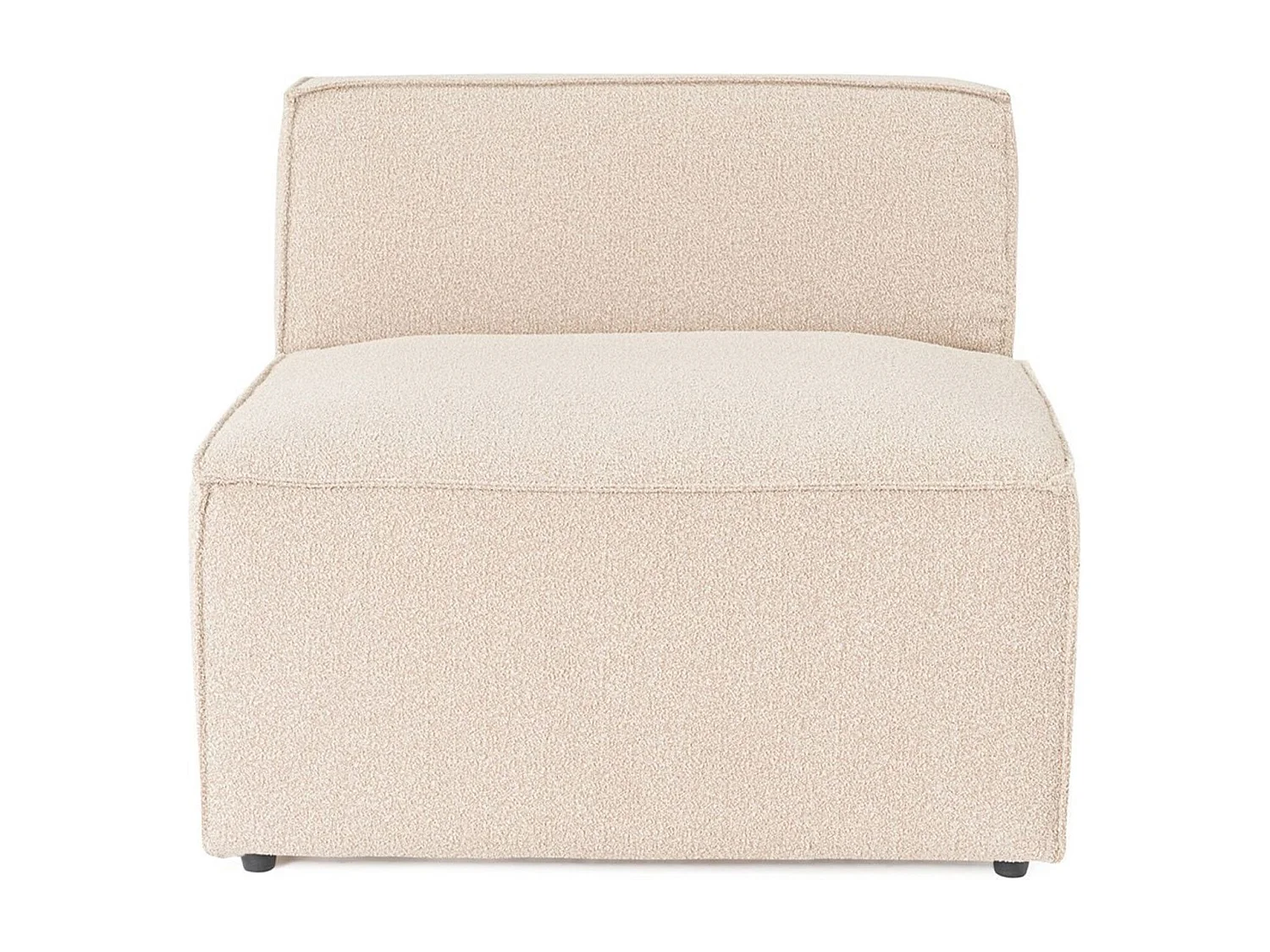 Poltrona elegante de 1 lugar, cor pêssego, 83 x 108 x 65 cm | Estrutura 100% madeira de carpa, tecido 100% linho, espuma 32 DNS | Elegante e confortáv