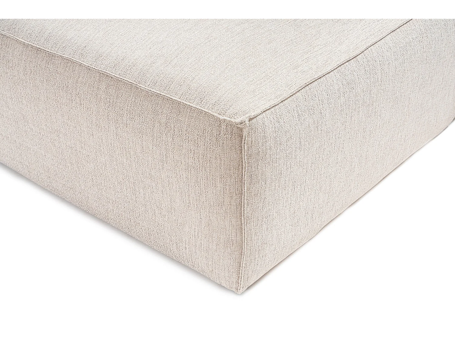 Poltrona elegante de 1 lugar, marrom claro, 66 cm de altura | Estrutura 100% madeira de carpa, tecido 100% linho, espuma 32 DNS, inclui 1 almofada | D