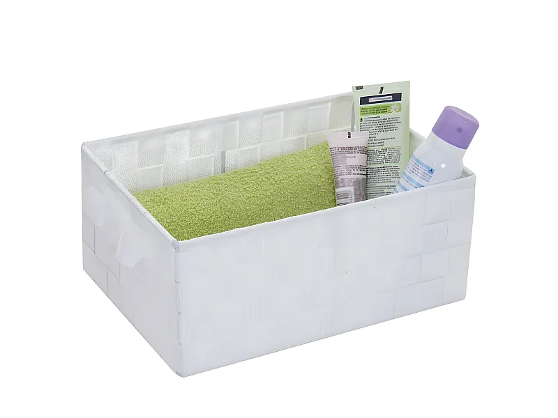 Panier de rangement MCW-C37,  blanc