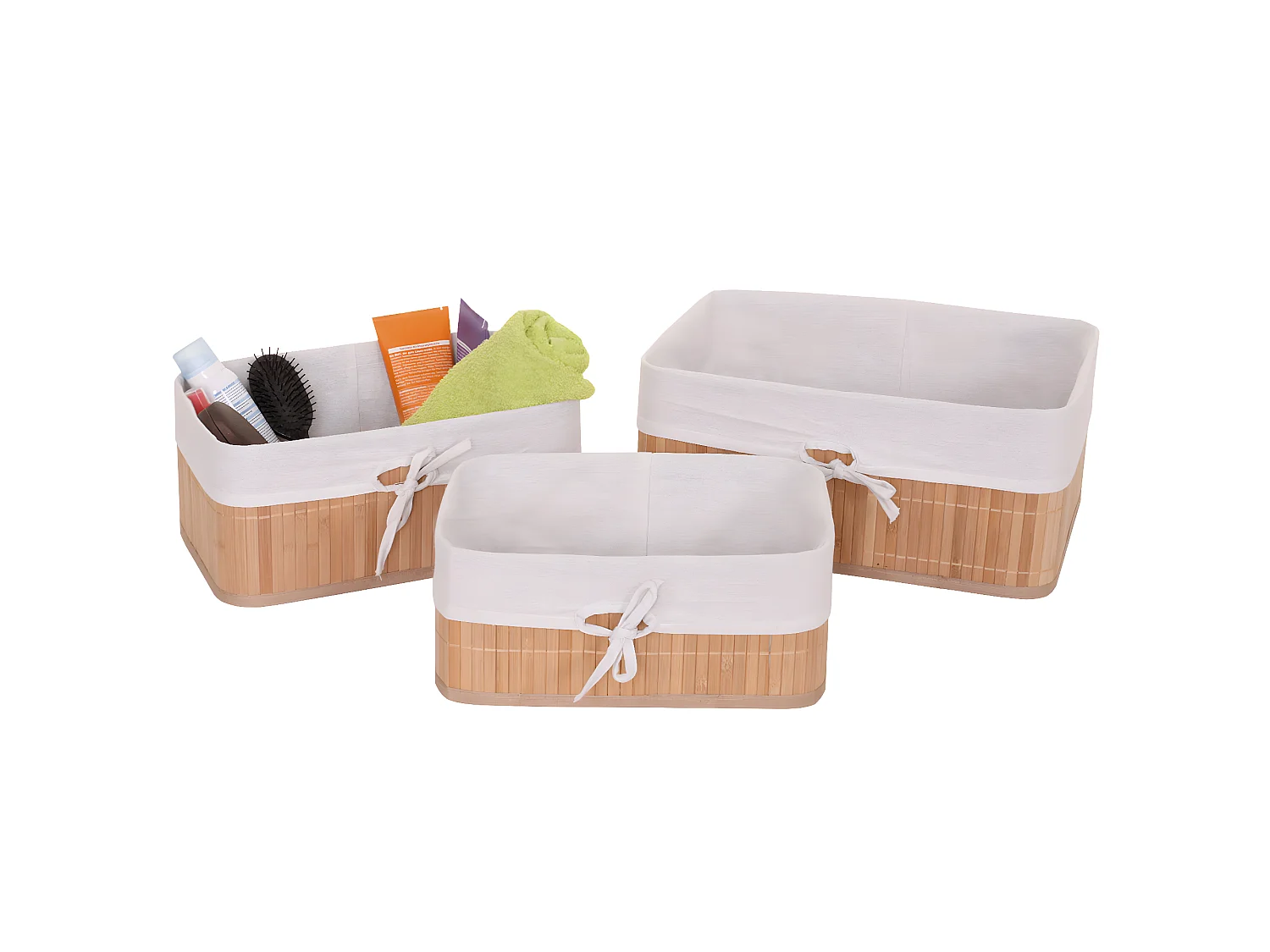 Panier de rangement MCW-C21 (lot de 3),  nature