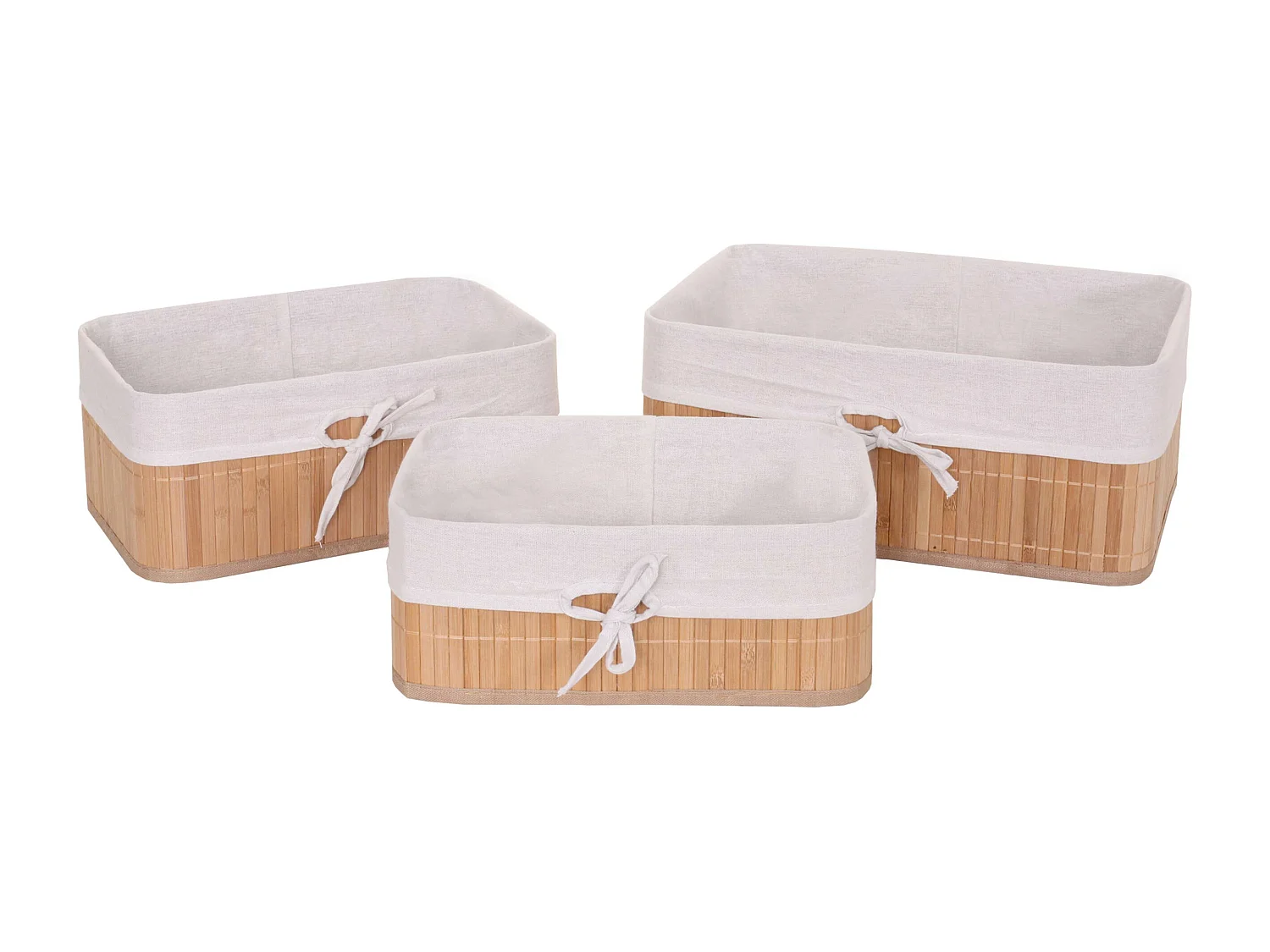 Panier de rangement MCW-C21 (lot de 3),  nature