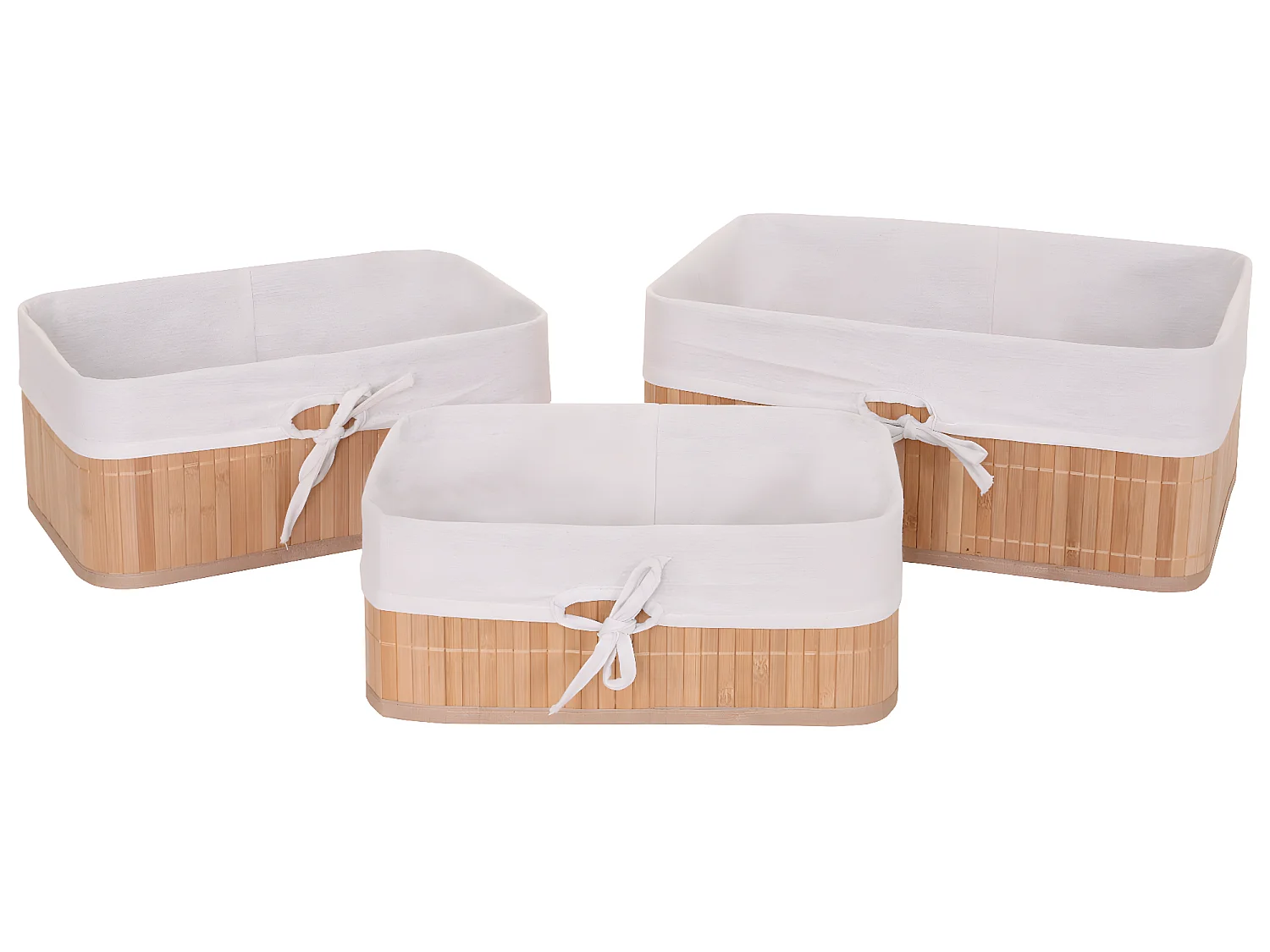 Panier de rangement MCW-C21 (lot de 3),  nature