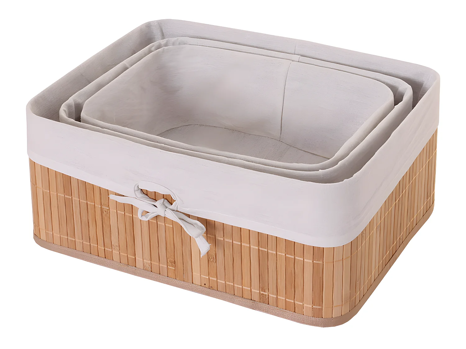 Panier de rangement MCW-C21 (lot de 3),  nature