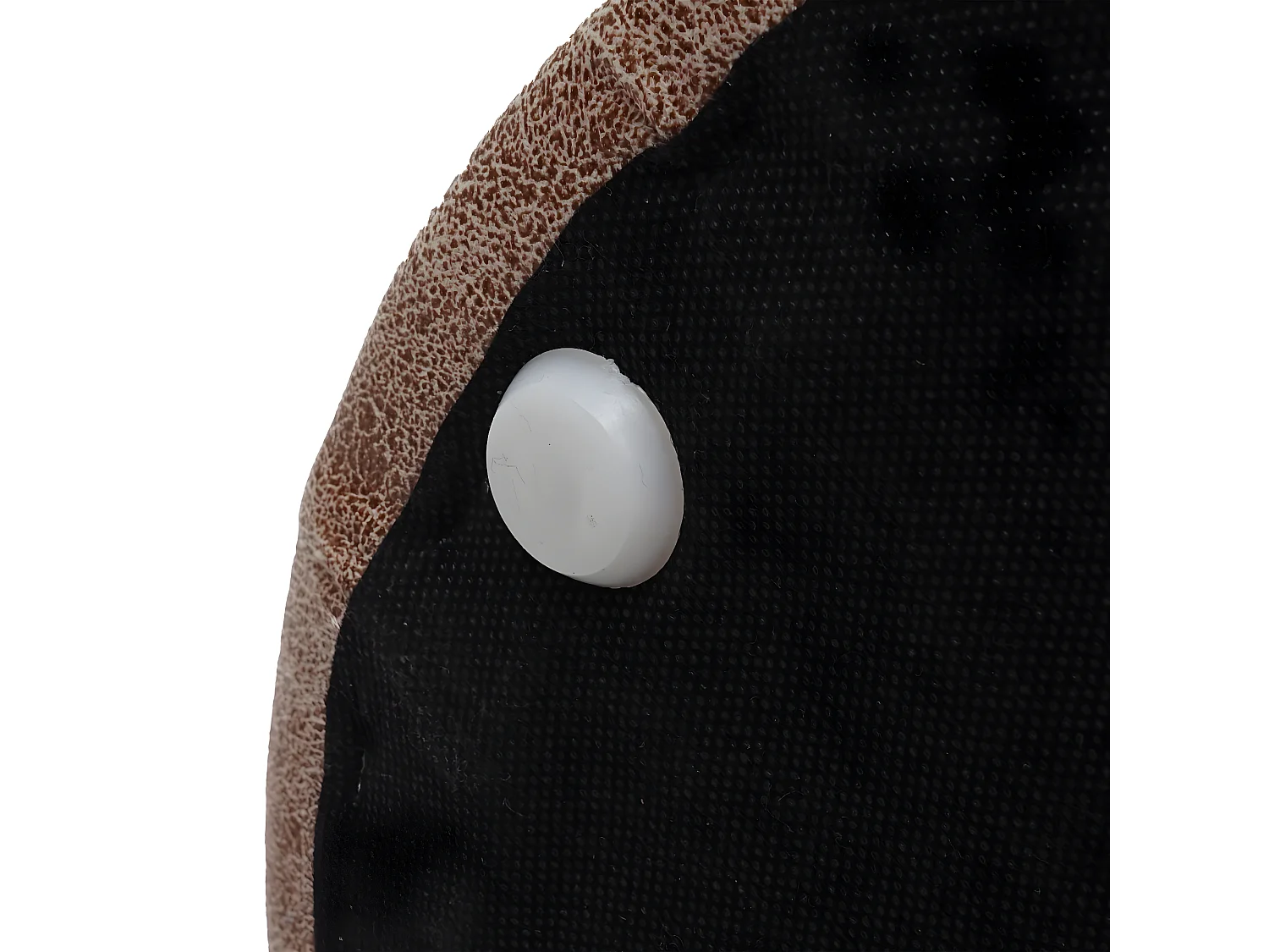 Set van 2 poefs/bijzettafels MCW-K48,  bruin