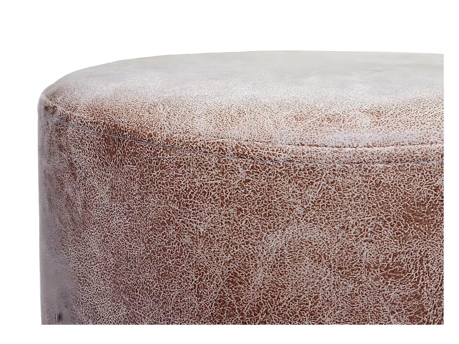 Juego de 2 taburetes/mesa auxiliar MCW-K48,  marrón