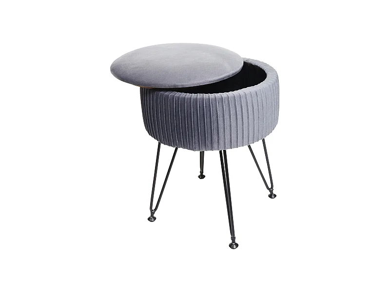 Banco MCW-K47,  cinzento claro, estrutura preta