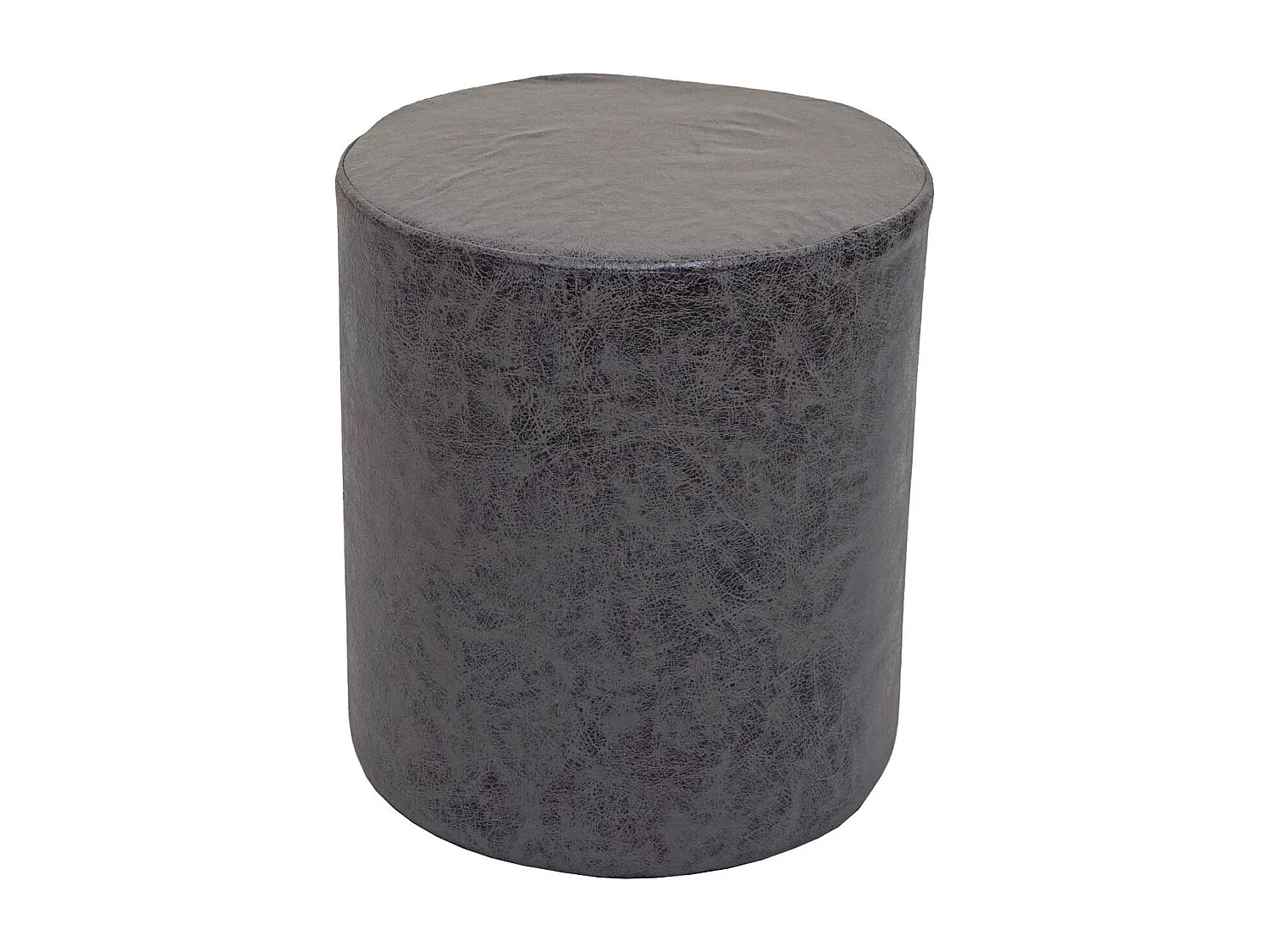 Lot de 2 poufs/tables d'appoint MCW-K48,  noir