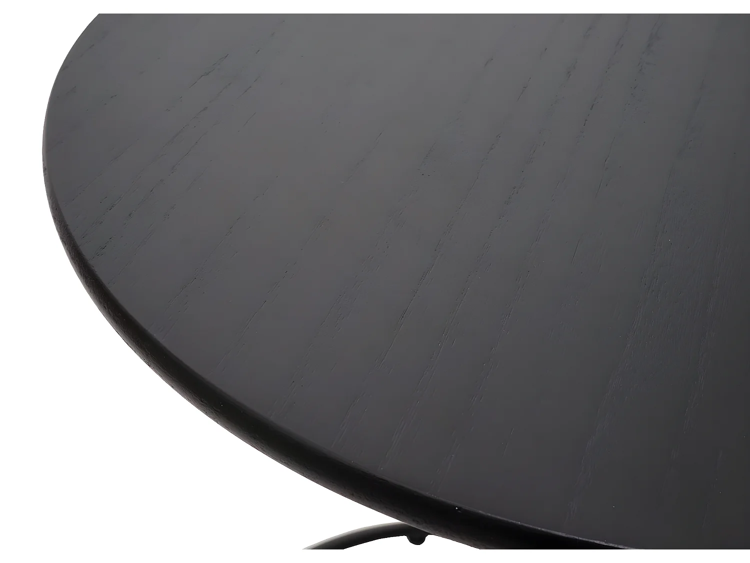 Lot de 2 poufs/tables d'appoint MCW-K48,  noir