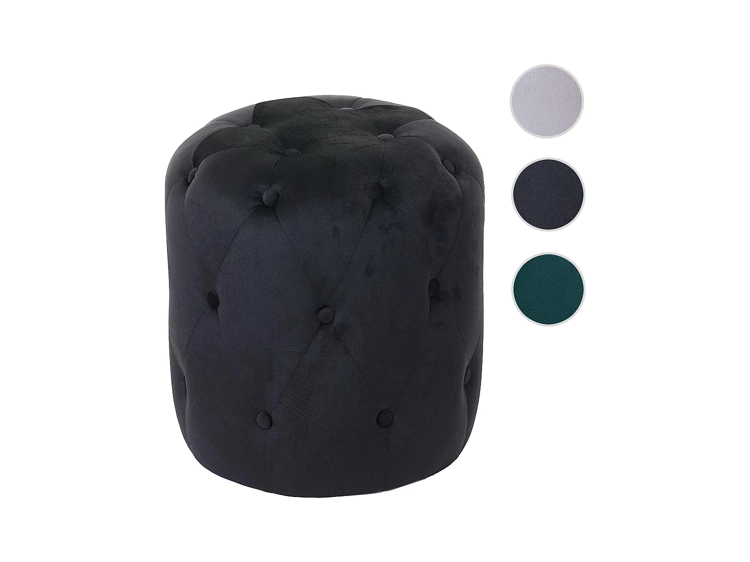 Banco MCW-D22,  veludo preto