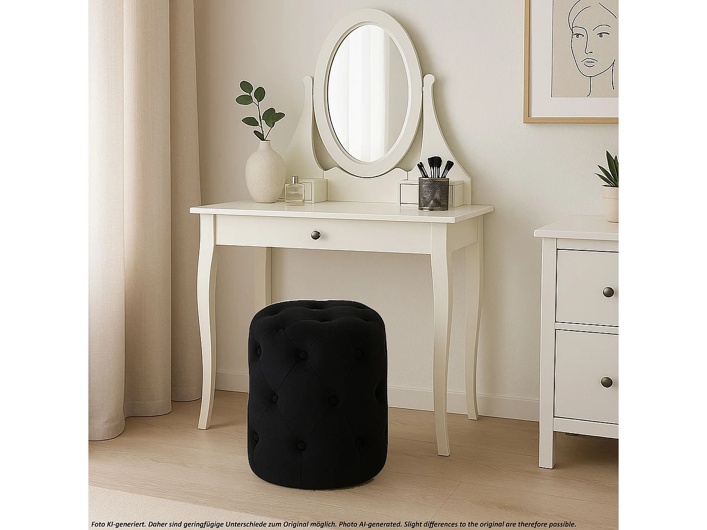 Kruk MCW-D22,  fluweel zwart