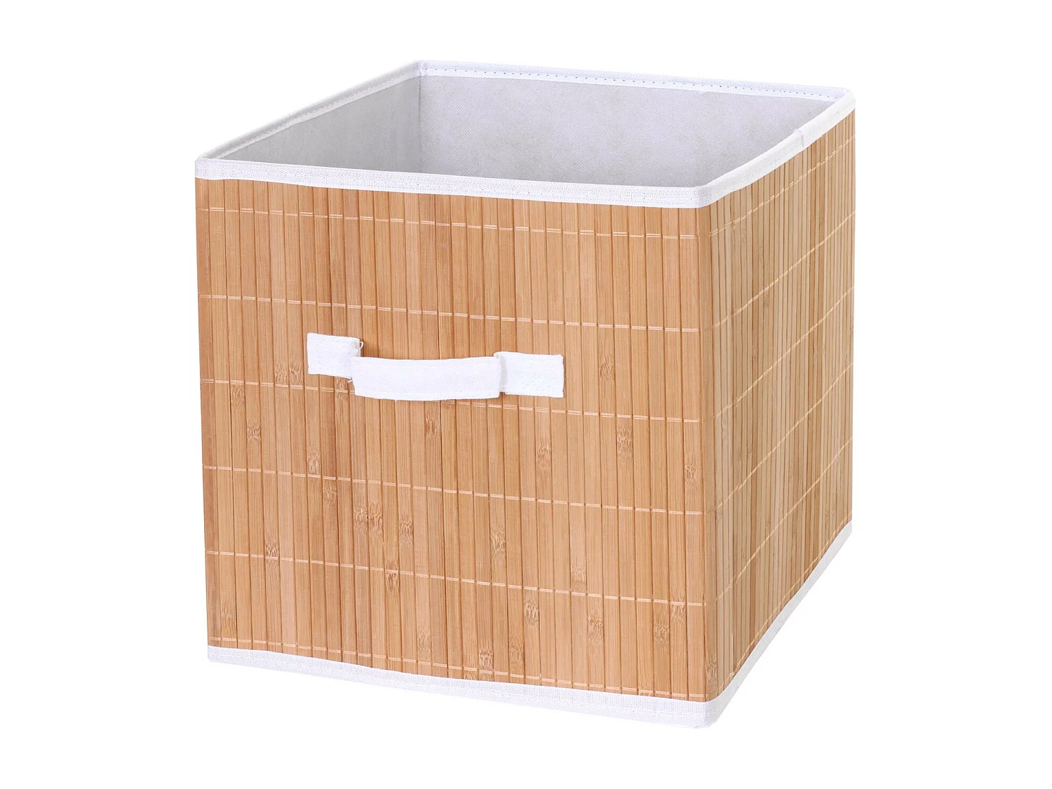 Caixa dobrável MCW-C21 (conjunto de 4),  cor natural