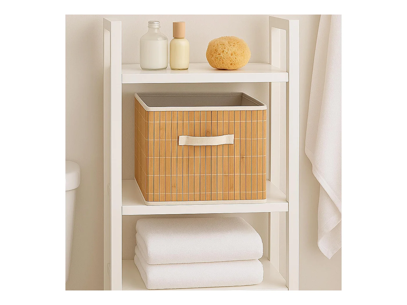 Opvouwbare doos MCW-C21 (set van 4),  natuurlijke kleur