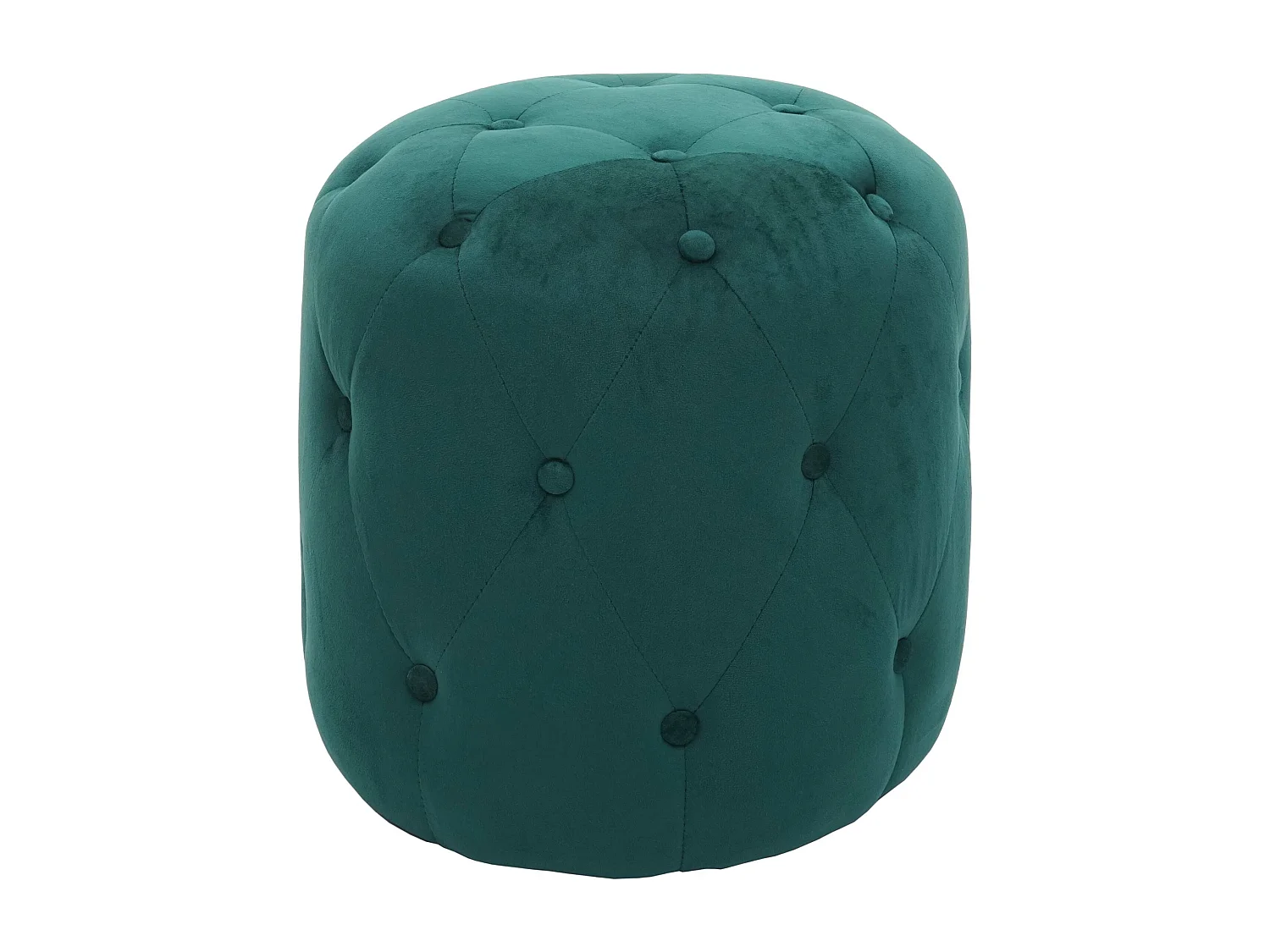 Tabouret MCW-D22,  velours vert foncé