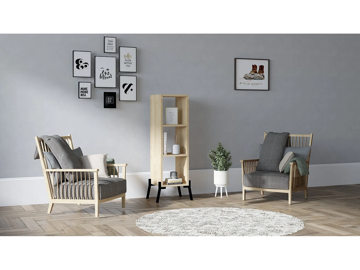 Bücherregal-Gordes-Safira