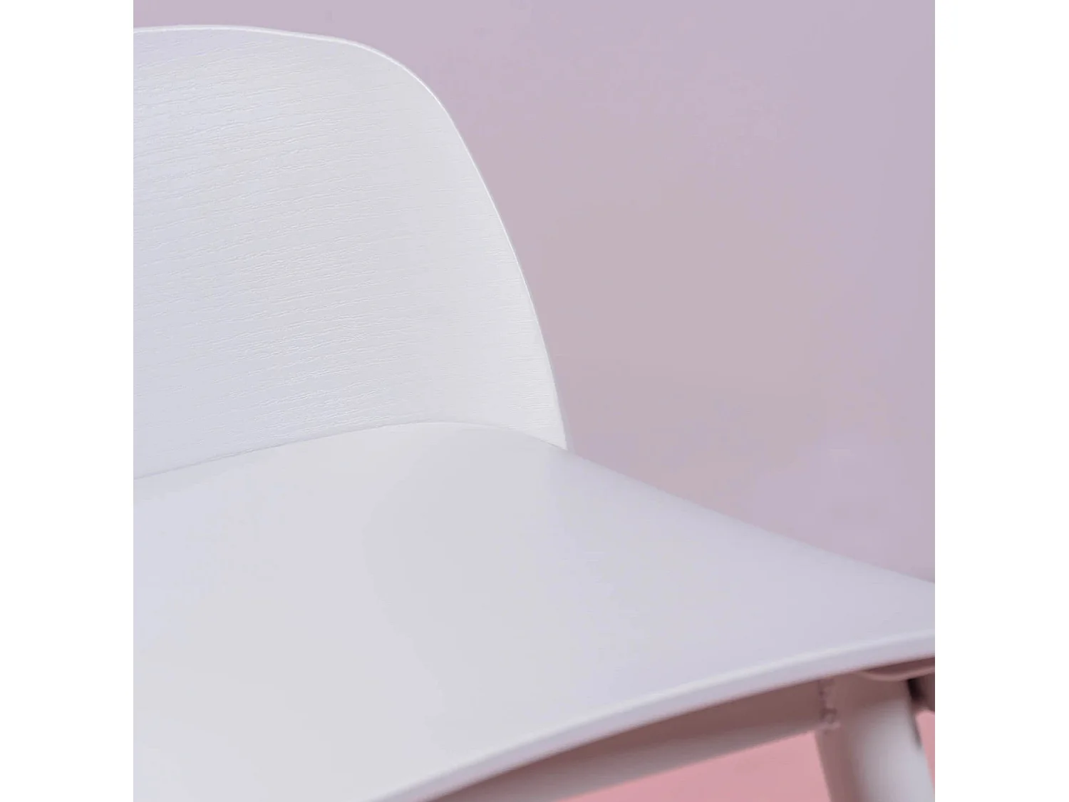 Nordischer Hocker mit Rückenlehne (63 cm) - Paris - Grau