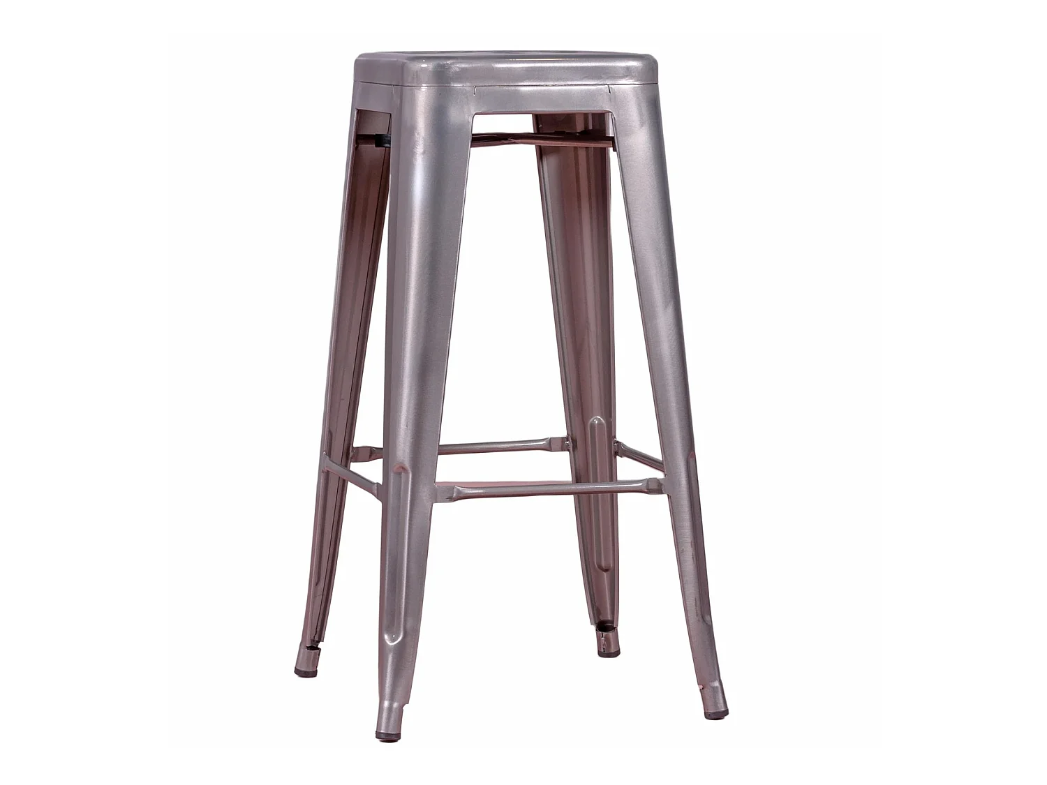 Tabouret empilable en acier métal (68cm) - Bistro - Métal
